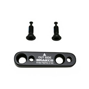 Adaptateur - Rehausse Frein A Disque Route Flatmount Arriere Brakco Etrier 140mm Pour Disque 160mm