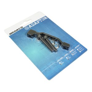 Adaptateur - Rehausse Frein A Disque VTT Post-Mount Avant - Arriere Brakco Cnc Pour Disque Avant 160mm À 180mm et Arriere 140mm À 160mm