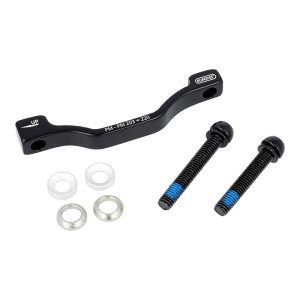 Adaptateur - Rehausse Frein à Disque Vtt Post-Mount Avant - Arriere Elvedes Etrier 203 Mm Pour Disque 220 Mm
