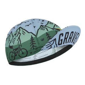 Casquette Gist Ete Gravel Bleu-Vert Deco Montagne -5952