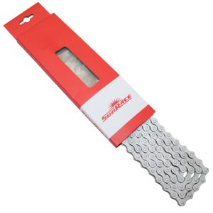 Chaine Velo 1-3V. City-BMX Sunrace Grise 112 Maillons (3.30 - 1-2"X1-8")