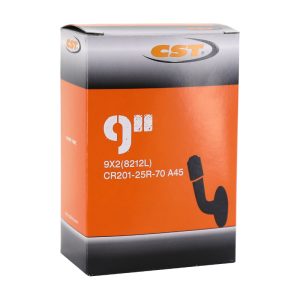 Chambre a Air Trottinette 9 X 2.00 Valve Standard Cst Coudee 45°