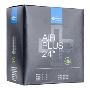 Chambre a Air Velo 24 X 1.50-2.40 Schwalbe Air Plus Valve Standard 40mm (40-62X507) (Av10 Ap)