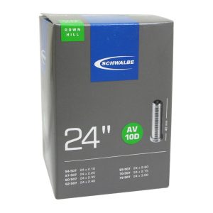 Chambre a Air Velo 24 X 2.10-3.00 Fat Bike - Descente Schwalbe Valve Standard Tout Alu (54-75-507) (Av10D)