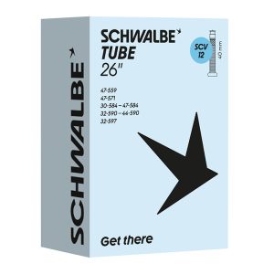 Chambre a Air Velo 26 X 1.20-1.90 Schwalbe Clik Valve 40mm (30-47X559-597) (Scv12)