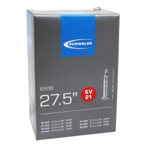 Chambre a Air Velo 27.5 X 1.50-2.35 Schwalbe Valve Presta Obus Demontable Tout Alu (Sv21)