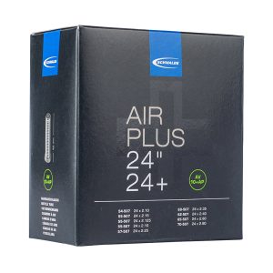 Chambre à Air Velo 24 x 2.10-2.80 Schwalbe Air Plus Valve Standard 40Mm (54-70X507) (Av+10 Ap) (Offre Speciale)