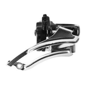 Derailleur VTT Avant Microshift 7-8V. A Collier 34.9 Pour Triple Plateau 42X34X24 Tirage Haut-Bas (Avec Collier Adaptateur 28.6) (Compatible Shimano)