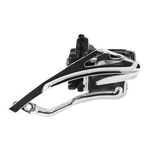 Derailleur VTT Avant Microshift 7-8V. A Collier 34.9 Pour Triple Plateau 48X38X28 Tirage Haut-Bas (Avec Collier Adaptateur 28.6) (Compatible Shimano)