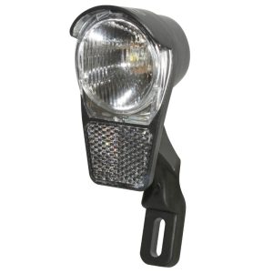 Eclairage Velo A Dynamo Avant Sur Fourche Spanninga Galeo Led 4.5 Lux On-Off (Livre Avec Cable) (43mm) Noir