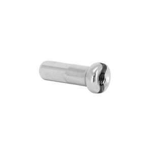 Ecrou de Rayon Mach1 Argent Alu Pour Rayon 2.3mm - Diametre Sous Tete 3.92mm (Unite En Vrac Pour Atelier)