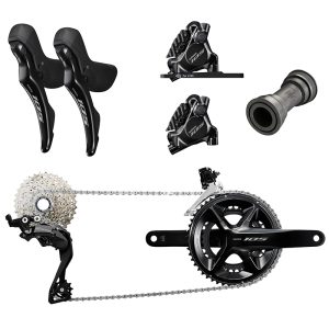 Groupe Route Shimano 105 R 7120 Disque Noir 12V. 172.5 En 52-36 Sans Disque (Offre Speciale)