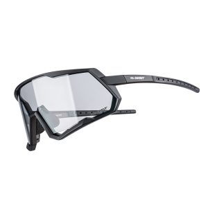 Lunettes Velo Adulte Gist Mask Monture Noir Verres Photochromic Verres Qui S'Adaptent Automatiquement A La Luminosite Protection 100% Uv - (Verre Cat 1-3)