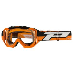 Masque-Lunettes Cross Progrip 3200 Ls Venom Orange Ecran Transparent Light Sensitive Anti-Rayures-Anti U.V.-Anti-Buee (Homologue Ce-En-N° Ac-96025 Rev.2)