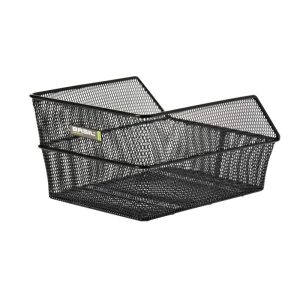 Panier Arriere Acier Nid Abeille Basil Cento Noir (45 X 31 X 21 Cm)