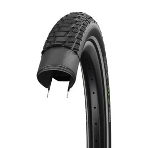 Pneu Cargo - City 20 X 2.15 Schwalbe Pick-Up Noir TR Double Defense (55-406) Compatible Vae (Poids Max 115Kgs) (Offre Speciale)