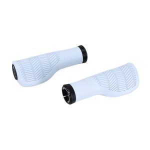 Poignee City Herrmans Nucore Town Ergonomique Avec Lock-On Bleu Clair L 130 mm Diam 22 mm (Paire Sur Carte)