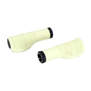 Poignee City Herrmans Nucore Town Ergonomique Avec Lock-On Creme L 130 mm Diam 22 mm (Paire Sur Carte)