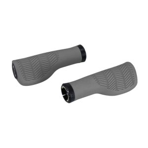 Poignee City Herrmans Nucore Town Ergonomique Avec Lock-On Gris L 130 mm Diam 22 mm (Paire Sur Carte)