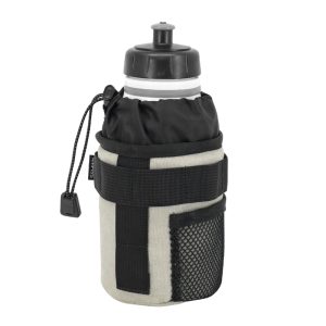 Porte Bidon Emfiss Noir-Kaki Clair Pour Vae Fixation Potence et Cintre