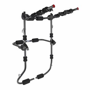 Porte Velo de Coffre Mottez Athena High 3 Sangles Rehausse Pour 3 Velos - Fabrication Francaise Homologue Ce - Charge Maxi 45Kgs (Produit 100% Monte Haut de Gamme)