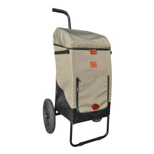 Remorque Velo Shopping Trailer Neo Chassis Alu Roues 12" Avec Fixation Tige de Selle