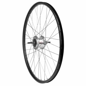 Roue City Arriere 26" Moyeu Nexus 7 Roller Brake Argent Jante 19C 36 Rayons