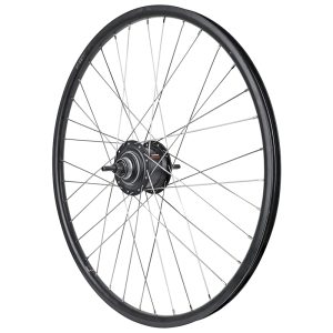 Roue City Disque Arriere 26" Moyeu Nexus 7 Centerlock Noir Jante 19C 36 Rayons