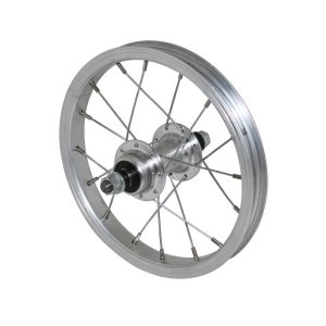 Roue City Patin 12" Arriere Jante et Moyeu Alu Axe Plein Roue Libre 1V