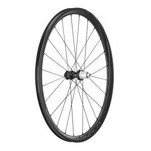 Roue Gravel Disque 700 Campagnolo Levante Arriere Noir Centerlock Cassette Campa N3W 13V Tubeless Ready Axe Traversant 12X142 24 Rayons Jante 25C