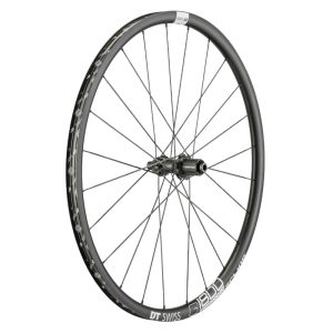 Roue Gravel Disque 700 Dt Swiss G1800-25 Arriere Centerlock Cassette Shimano 11-10V Tubeless Ready Axe Traversant 12-142mm Noir Jante 24C
