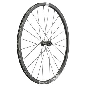 Roue Gravel Disque 700 Dt Swiss G1800-25 Avant Centerlock Tubeless Ready Axe Traversant 12-100mm Noir Jante 24C