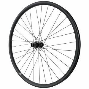 Roue Gravel - Route Disque 700 Pulse 23 Double Paroi Arriere Cassette 12-11-10V Moyeu Shimano Rs470 Grx Centerlock Tubeless Ready Axe Traversant 12-142 Noir Jante 23C 32 Rayons -Poids Max 150 Kg-