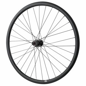Roue Gravel - Route Disque Blocage 700 Pulse 19 Double Paroi Arriere Cassette 11-10-9V Moyeu Velox Road Centerlock Tubeless Ready Noir Jante 19C 32 Rayons -Poids Max 130 Kg-