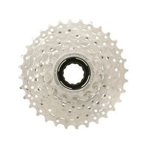 Roue Libre 9V. Sunrace 13-32 Argent Indexee (En Boite) (Compatible Vae Moteur Roue Arriere) 13-14-15-16-18-21-24-28-32