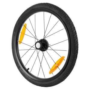 Roue Remorque Velo 20" Moyeu Fusee Rayon Avec Pneu + Chambre (Gauche) - Pour Remorque 161054