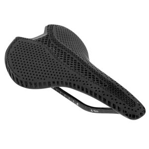 Selle 3D Carbone T802 Noir 245X155 Rail Carbone Brillant Poids 236G (Poids Max 130Kgs) -Newton-