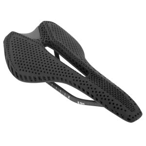 Selle 3D Carbone T803 Noir Ouverte 245X143 Rail Carbone Poids 165G (Poids Max 130Kgs) -Newton-