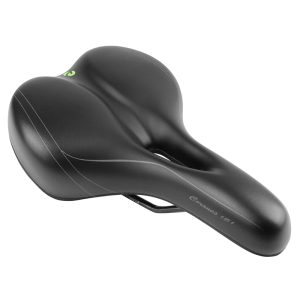Selle Newton City Fluidynamic Double Densite Confort 51 Moderate Avec Trou Central Noir Homme 272X192mm (Offre Speciale)