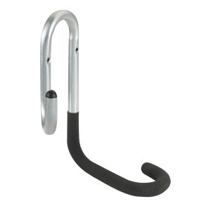 Support Rangement Velo Mural Pour 1 Velo et 1 Casque A 2 Crochet (Fixation Velo Roue)