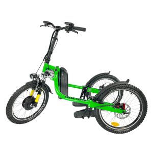 Tricycle Électrique Cyclodebout VX450 Vert Moteur 500 W Homologué NF 17128 – Made in France