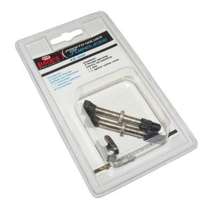 Valve de Pneu Tubeless Presta Gravity Colori Titane 45mm (Vendu A La Paire Sur Carte)