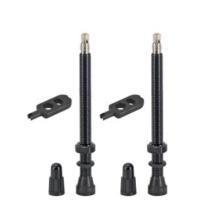 Valve de Pneu Tubeless Presta Hutchinson 60 mm Obus Demontable (Vendu A La Paire Sur Carte)