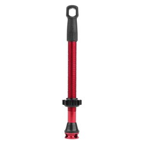Valve de Pneu Tubeless Presta Newton Colori Rouge 47mm 4 Trous Pour Diffusion Preventif (Vendu A L'Unite) - Livre Avec Demonte Obus