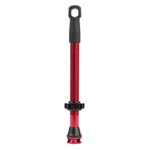 Valve de Pneu Tubeless Presta Newton Colori Rouge 60mm 4 Trous Pour Diffusion Preventif (Vendu A L'Unite) - Livre Avec Demonte Obus
