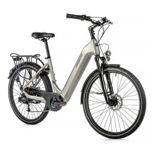 Velo Electrique-Vae City 26 Leader Fox Lotus Mixte Argent 7V Moteur Roue Ar Bafang 36V 45Nm Batterie 15Ah (20'' - H52Cm - Taille L - Pour Adulte de 178Cm À 185Cm)