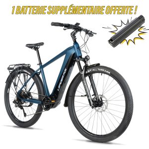 Velo Electrique-Vae VTC 28 Leader Fox Barnet 2025 Homme Bleu 9V Moteur Central Bafang M510 36V 95Nm Batterie 20Ah (19'' - H48Cm - Taille L - Pour Adulte de 178Cm À 185Cm)