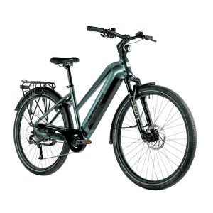 Velo Electrique-Vae VTC 29 Leader Fox Sandy Femme Vert Emeraude Brillant 9V Moteur Roue Ar Bafang 36V 45Nm Batterie 20Ah (18'' - H46Cm - Taille M - Pour Adulte de 168Cm À 178Cm)