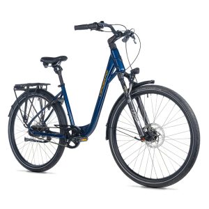 Velo Musculaire City Bike 28 Leader Fox Escalante 2025 Mixte Bleu Brillant Nexus 8V Courroie (20'' - H50