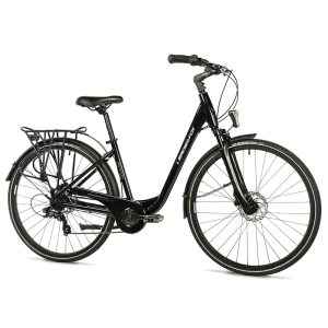 Velo Musculaire City Bike 28 Leader Fox Region 2025 Mixte Noir 7V Cadre Alu 17 Pouces (Taille Adulte 165 À 173 Cm)
